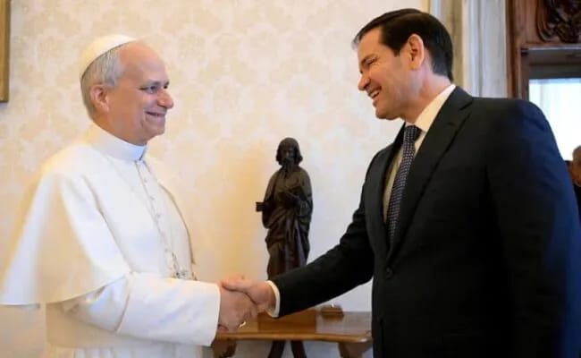 Marcos Rubio llega al vaticano para hablar con papa León XIV sobre relaciones diplomáticas Marcos Rubio llega al vaticano para hablar con papa León XIV sobre relaciones diplomáticas