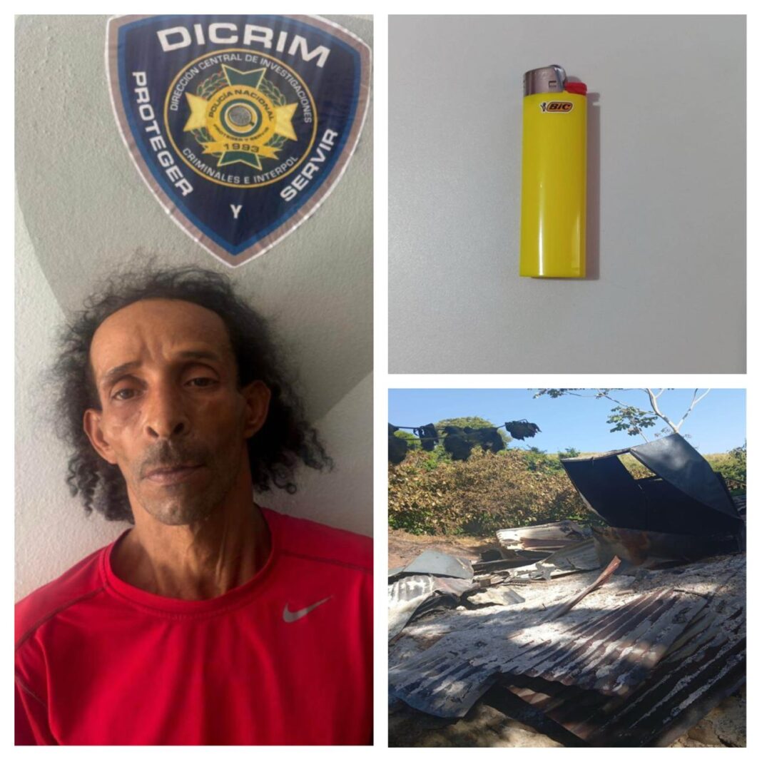 Policía apresa hombre acusado de incendiar vivienda de su madre en Altamira, Puerto Plata Policía apresa hombre acusado de incendiar vivienda de su madre en Altamira, Puerto Plata